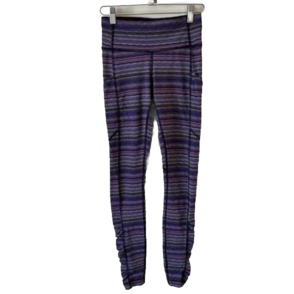 Lululemon Speed Tight IV Leggings Space Dye Twist Ultra Violet - Picture 7 of 16